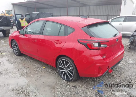 2025 Subaru Impreza Sport 5-Door из США, поврежденный, VIN JF1GUAFC2S8322806